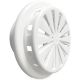 Verstelbaar kunststof ventilatierooster - Multi-fit -  Ø 100 -150 - RAL 9016thumbnail