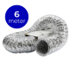Flexibele ventilatieslang ongeïsoleerd  - aluminium - Ø 80mm - lengte 6 meterthumbnail