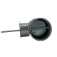 Regelklep Ø 355mm met motorstoel voor montage servomotor - luchtdicht - met afdichtingsrubberthumbnail