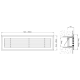 Wandrooster met volumeregelaar - 200 x 100mm - staal - Zwart RAL 9005thumbnail Wandrooster met volumeregelaar - 200 x 100mm - staal - Zwart RAL 9005thumbnail
