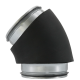 Geïsoleerde Bocht 45º - Ø 180mm - geperst - SAFE - 13mm isolatiethumbnail
