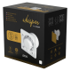 Whisper pro-design badkamer ventilator - Ø100mm - met nalooptimer en vochtsensor - bold line - kunststof - witthumbnail Whisper pro-design badkamer ventilator - Ø100mm - met nalooptimer en vochtsensor - bold line - kunststof - witthumbnail