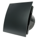 Whisper Pro-Design badkamerventilator - Ø100mm - met nalooptimer + vochtsensor - gebogen kunststof - mat zwart - zwarte ventilatorthumbnail Whisper Pro-Design badkamerventilator - Ø100mm - met nalooptimer + vochtsensor - gebogen kunststof - mat zwart - zwarte ventilatorthumbnail