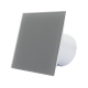 Whisper Pro-Design badkamerventilator - Ø125mm - met nalooptimer - vlak glas - mat grijsthumbnail