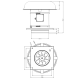 Dakventilator WRL-200 - Ø200mm - 3-standen motor - max 840 m3/hthumbnail Dakventilator WRL-200 - Ø200mm - 3-standen motor - max 840 m3/hthumbnail
