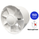 Blauberg TUBO150-T Inschuif-buisventilator - 295 m3/h - voor IN kanaal 150mm -  MET TIMERthumbnail