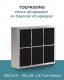 PuriVent CARRE filter voor inbouw afzuigkap - 625 m3/h - 350 x 250mm - aansluiting Ø 120mmthumbnail