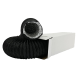 Flexibele ventilatieslang ongeïsoleerd - Zwart - Ø 200mm - DOOS a 10 METERthumbnail