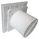 Pro-Design badkamer/toilet ventilator - TREKKOORD (KW125W) - Ø125mm - vlak GLAS - mat grijsthumbnail