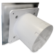 Pro-Design badkamer/toilet ventilator - MET TIMER (KW100T) - Ø100mm - RVS vlakthumbnail