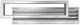 Deurrooster aluminium LxH 400 x 100mm (binnen- en buitendeur) (G34-4010AA)thumbnail