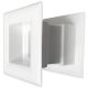Vierkante deurroosters 29 x 29mm - kunststof wit - set van 4 stuksthumbnail