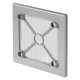 Design ventilatierooster vierkant (afvoer & toevoer) Ø100mm - kunststof - goudthumbnail
