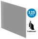 Pro-Design badkamer/toilet ventilator - TREKKOORD (KW125W) - Ø125mm - vlak GLAS - mat grijsthumbnail