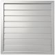 Overdrukrooster opbouw (BxH) 455 x 455mm - aluminium naturel geanodiseerd OP=OPthumbnail