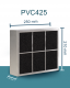 PuriVent CARRE filter voor inbouw afzuigkap - 425 m3/h - 210 x 250mm - aansluiting Ø 120mmthumbnail