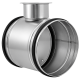 Regelklep Ø 100mm met rubberdichting - handbediendthumbnail