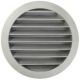 Rond buitenluchtrooster Ø 200mm aluminium met fijnmazig muggengaas thumbnail