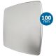 Design ventilatierooster vierkant (afvoer & toevoer) Ø100mm - RVS *Bold-Line*thumbnail