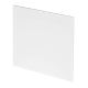 Whisper Design ventilatierooster vierkant (afvoer & toevoer) Ø100mm - vlak kunststof - witthumbnail