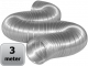 Semi-flexibele slang aluminium Ø 100mm - lengte 3 meterthumbnail