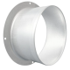 Toevoerventiel staal aansluitdiameter 125mm - WIT RAL 9016thumbnail