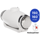 Soler & Palau Buisventilator TD-500/150-160-T Silent met nalooptimer, diameter 150/160mmthumbnail