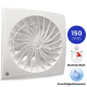 Badkamer ventilator Blauberg Sileo - Ø 150mm - 2-standen - MET TIMER + VOCHTSENSOR (SILEO150H)thumbnail
