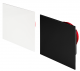 Whisper Designventiel vierkant 125mm kunststof - toevoer/afvoer - ZWARTthumbnail