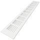 Ventilatiestrip aluminium LxH 400 x 60mm (G61-4006W) - WIT RAL9010thumbnail