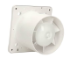 Pro-Design badkamer/toilet ventilator - MET TIMER (KW100T) - Ø100mm - vlak GLAS - mat grijsthumbnail