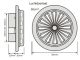 Verstelbaar kunststof ventilatierooster - Multi-fitthumbnail