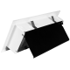 Wandrooster met volumeregelaar t.b.v. 170 x 70mm - staal - WIT RAL9003thumbnail