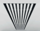 Instucbaar frameloos wandrooster - 210x70mm - t.b.v. kanaal 220x80mmthumbnail