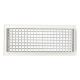 Wandrooster VTA-8110D (INBOUW) staal - 600x150mm – met dubbele instelbare schoepenthumbnail