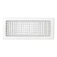 Wandrooster VTA-8110D (INBOUW) staal - 600x150mm – met dubbele instelbare schoepenthumbnail