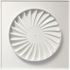 Wervelrooster voor inleg systeemplafond 595 x 595mm - rond Ø 443mm - luchtafvoer en toevoer - staal - RAL9010thumbnail Wervelrooster voor inleg systeemplafond 595 x 595mm - rond Ø 443mm - luchtafvoer en toevoer - staal - RAL9010thumbnail