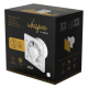  Whisper Pro-Design badkamerventilator - Ø125mm - met nalooptimer + vochtsensor - vlak glas - mat grijsthumbnail