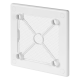 Whisper Design ventilatierooster vierkant (afvoer & toevoer) Ø100mm - *Bold-Line* - witthumbnail Whisper Design ventilatierooster vierkant (afvoer & toevoer) Ø100mm - *Bold-Line* - witthumbnail