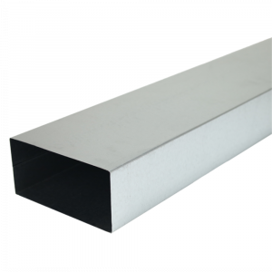 Rechthoekig (instort) kanaal 200 × 40 mm – staal - 1500 mm