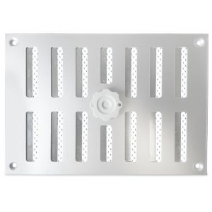 Aluminium afsluitbaar schuifrooster opbouw 215 x 150mm - ALU