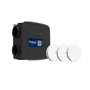 Renson Healthbox GO - 430m3/h - App gestuurd - Ingebouwde VOC (geur), CO2 & Vocht sensor - incl. 3 Aeroo luchtventielen