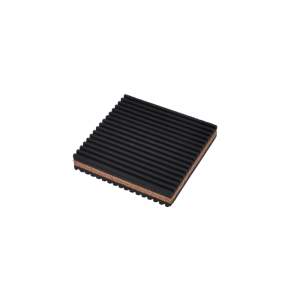 Rubberen anti-vibratie pad - Kurk - 100x100x20 mm Rubberen anti-vibratie pad - Kurk - 100x100x20 mm