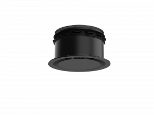 Pradovent -trim- Ø 100mm design ventiel (afvoer) - 50 m3/h - Zwart