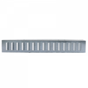 Volumeregelaar - schuin - staal - voor luchtrooster (BxH) 625 x 125 mm