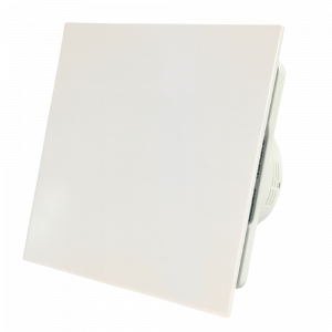 Whisper Pro-Design badkamerventilator - Ø100mm - met nalooptimer - vlak kunststof - wit Whisper Pro-Design badkamerventilator - Ø100mm - met nalooptimer - vlak kunststof - wit