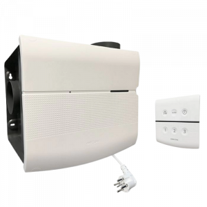 Orcon MVS-15RHBP woonhuisventilator - 550 m3/h - perilex - met ingebouwde vochtsensor - met RF-afstandsbediening