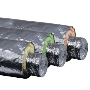 Geïsoleerde flexibele ventilatieslang - Ø100mm - Aluminium - Lengte 3 METER