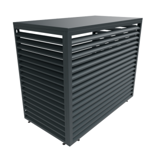 Aircover 1700 - RAL7016 - Luxe (airco) buitenunit omkasting - 170 x 130 x 75 cm