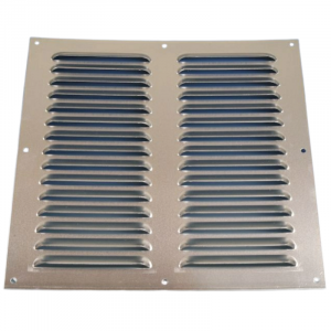 Aluminium schoepenrooster opbouw 300 x 300mm - ALU (1-3030A)